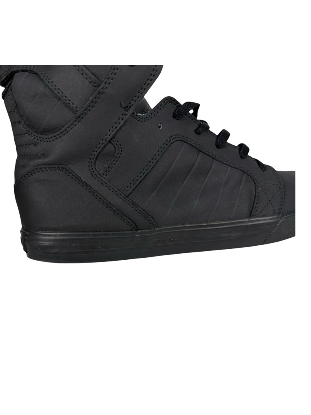 Supra Skytop Muska Red Carpet Skate Shoes Mens Size 12 Black Sneakers - Picture 16 of 16